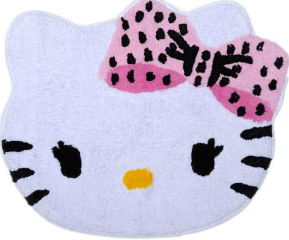Hello Kitty Dots J'Adore Tufted Bath Rug
