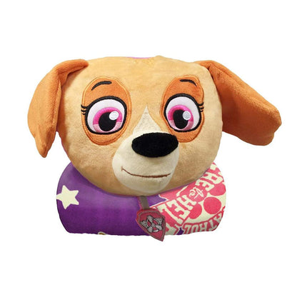 Paw Patrol Skye High Mush' Um Zip Pillow and Throw Set