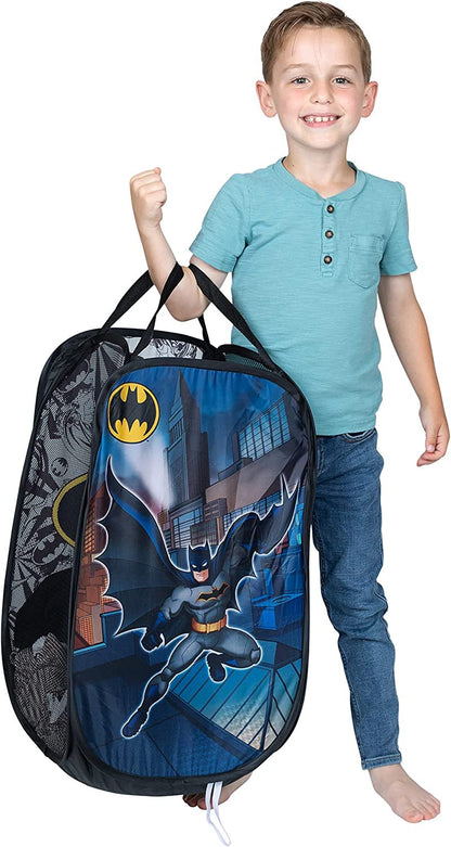 Batman Kids Room Collapsible Storage Bin Pop Up Hamper