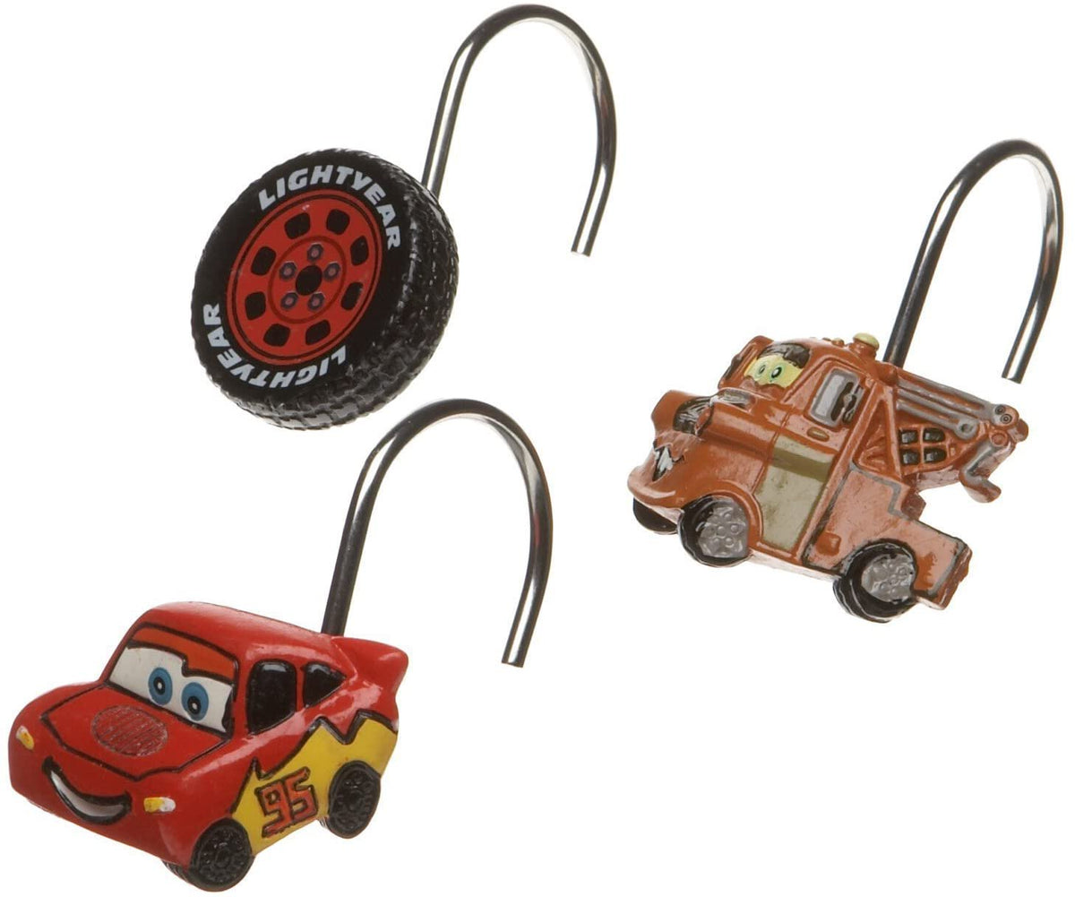 Disney Cars Shower Curtain Rings