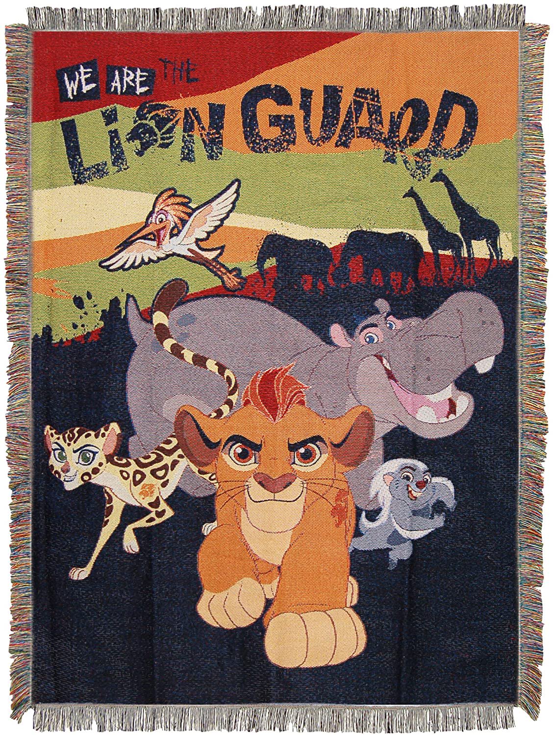 Disney The Lion King, Sunset Stroll Woven Jacquard Pillow